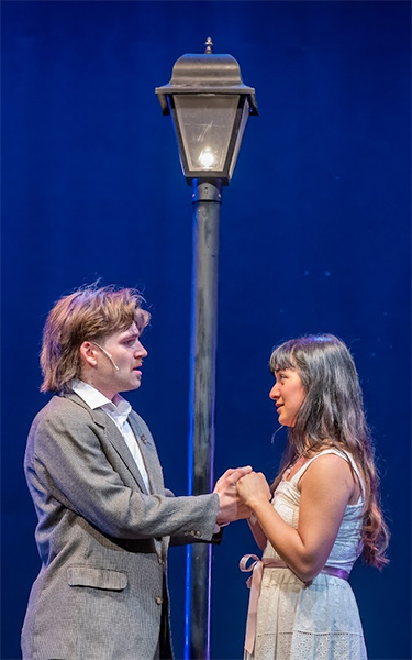 Daniel Persino and Jamie Mercado in THE LAST FIVE YEARS with Greendale Community Theatre.